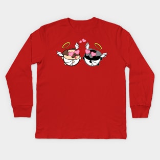 Poopy & Doopy - Valentine's Day Kids Long Sleeve T-Shirt